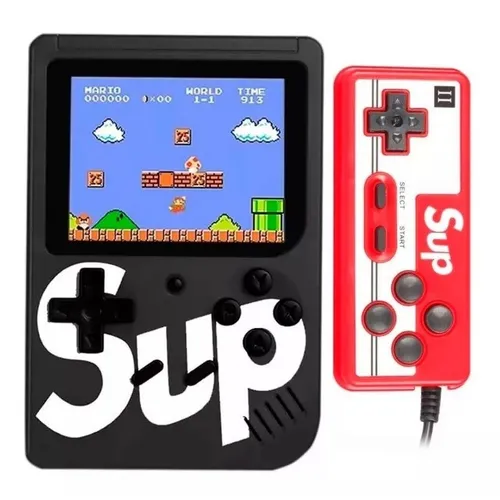 Mini Gameboy Portátil Sup 1 Controle Game Box Plus 400 in One Pronto pra Jogar