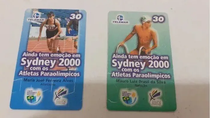 Cartão Telefônico Sydney 2000 Atletas Para Olimpiada Telemar