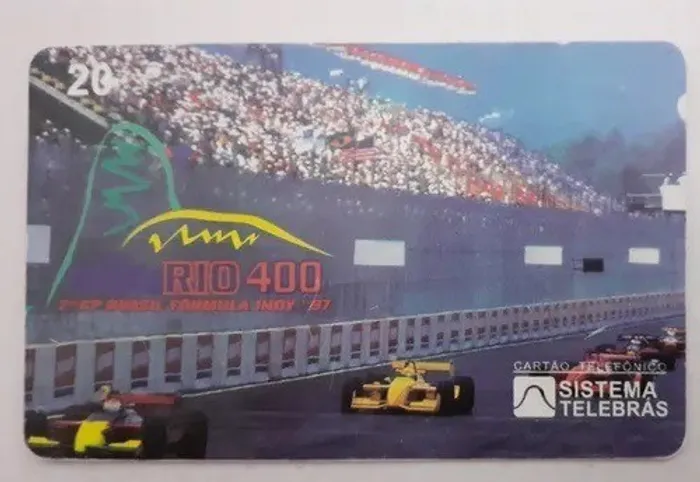 Cartão Telefônico Fórmula Indy 97 Rio 400telebrás Fittipaldi