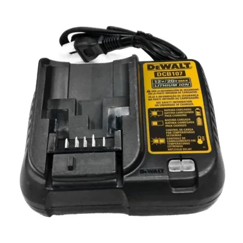 Carregador 12v A 20v Lition-ion Bivolt - Dewalt Dcb107-br