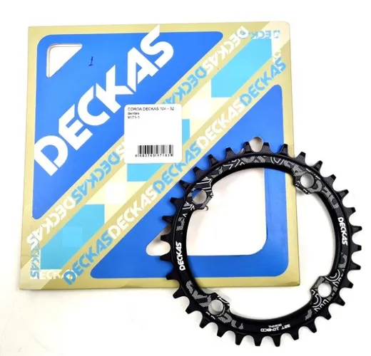 Coroa Única Deckas 32/34/36/38 Dentes Para Pedivelas BCD 104mm Narrow Wide 9171