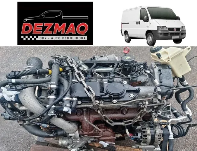 Motor Ducato 2.3 Ano 2014 Para Venda 127 CV Boxer Jumper com Nota Fiscal 