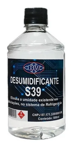 Desumificante Sistemas De Refrigeração 500ml S39 / Brasweld