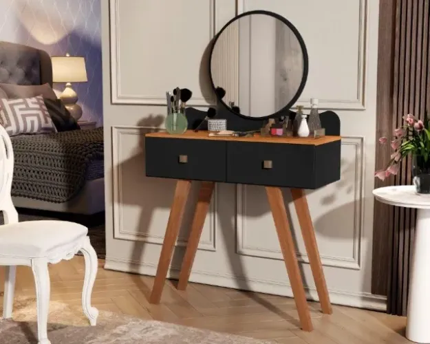 Penteadeira Dara Modelo Retrô Com Espelheira! Frete e Montagem Grátis