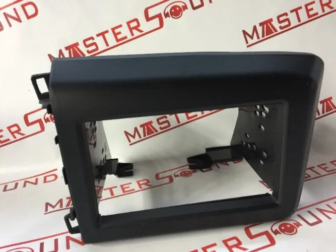 moldura 2din 9'' para honda civic 2012 a 2016 preta 