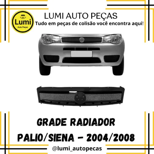 Grade Radiador Palio/Siena Fire 2004/2008 - NOVO 