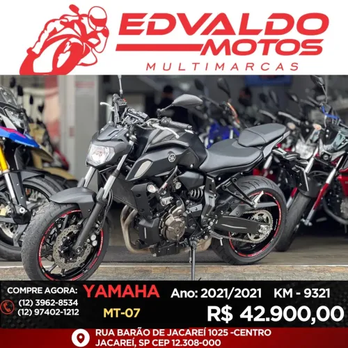Yamaha Mt-07 2021 LOCALIZADA AV BARAO DE JACAREI 1025 JACAREI