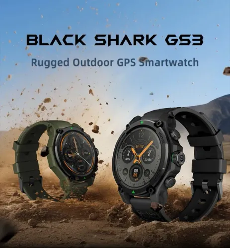Relógio Smartwatch Militar Xiaomi GS3, GPS, Amoled, 5ATM