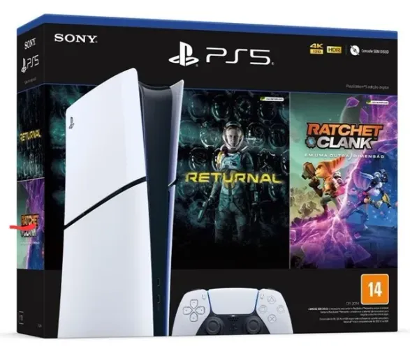 PS5 Slim 1TB- Novo - Edição c/ 02 Joogs + GARANTIA!