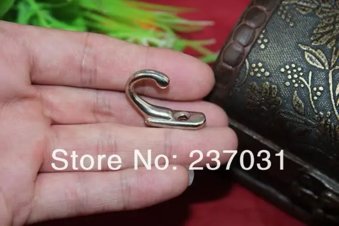 10x Ganchos de Metal com parafuso Vintage para Móveis e Artesanato