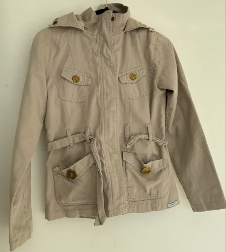 Jaqueta M OFFICER parka bege
