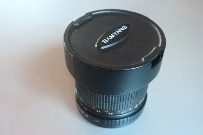 Lente Samyang 8mm Fisheye (olho de Peixe) para Canon