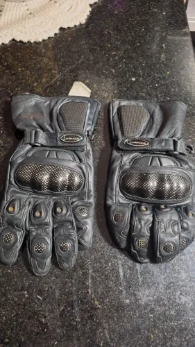 Luva Motociclista Lumica Carbono Moto Couro