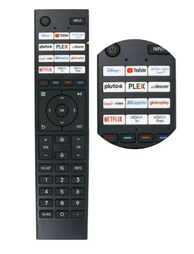 Controle Remoto Para Televisão LED Toshiba Smart