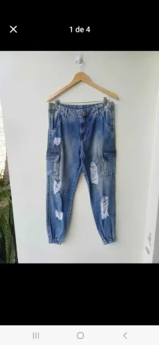 Calça Jeans jogger tam 42