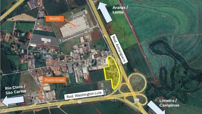 Área à venda em Cordeirópolis-SP