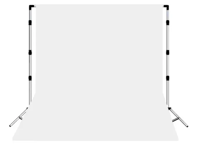 Fundo Suporte e tecido branco