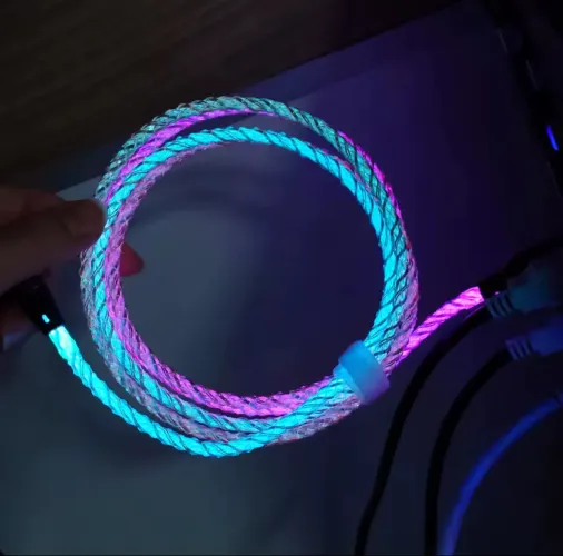 Cabo pra teclado magnético 8000hz - RGB