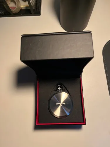 Relógio de Bolso Technos Classic Heritage Prata 1L45BA/1B