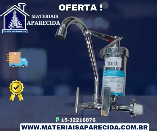 Torneira Cozinha Filtro Purificador Bica Movel Metal- novo