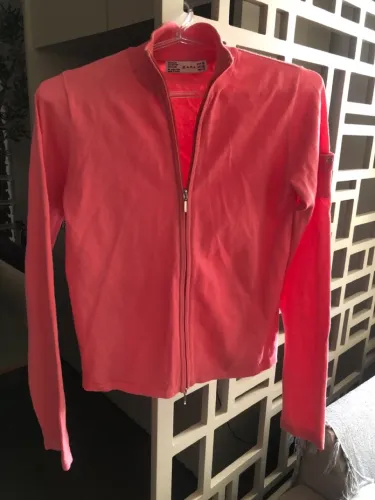 Casaco Zara Rosa com Zíper