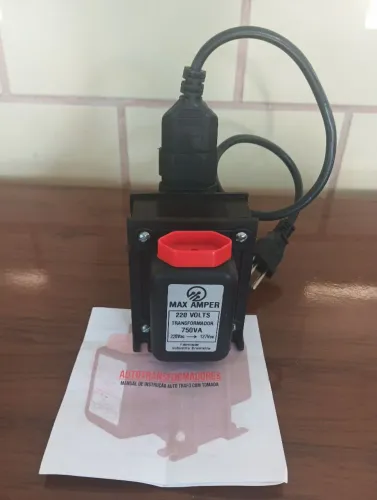Transformador de tensão Max Amper 750VA não serve para ar-condicionado- 220V/127V