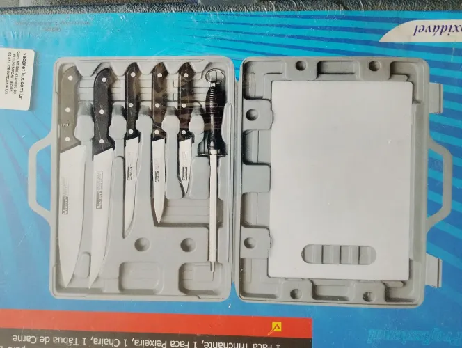 Jogo de facas para churrasco