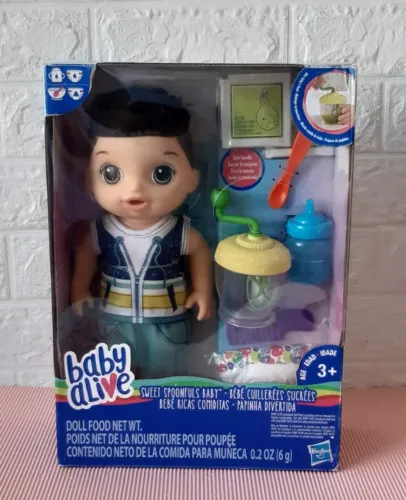 Baby Alive - Papinha Divertida - Menino Moreno
