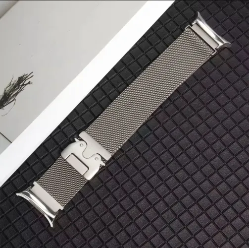 Pulseira Milanesa em aço inoxidável pra Galaxy Watch 7 Ultra 47mm
