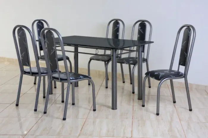 MESA RETANGULAR 4 OU 6 CADEIRAS R$799,90 Á VISTA PAGA SÓ NA ENTREGA EM ATÉ 12x SEM JUROS
