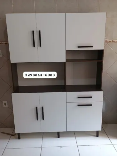 Armário 6 Portas e Gaveta novo Promoção com montagem grátis 
