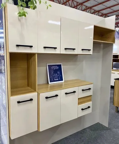 Armário de Cozinha 8 Portas Suspensa