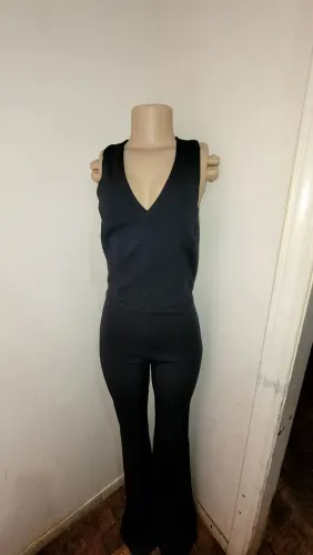 Macacão lindo preto g, elastame