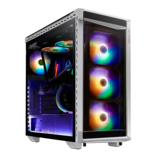  GGabinete Gamer XPG Battlercruiser White *Com 4 Fans Led Rgb* - E-ATX, ATX - WZetta