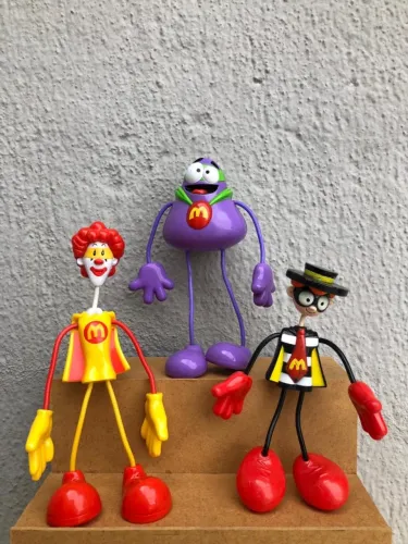 Bonecos Coleção Turma Do Ronald Mcdonald's Esticadinhos 2003