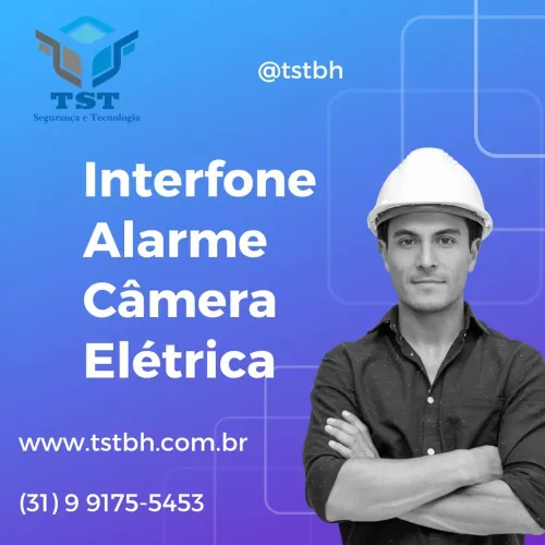 Interfone, Câmera, Alarme, Motor de Portão, Elétrica.
