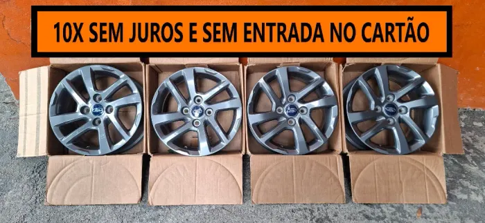 Jogo de Rodas Aro 15 Originais Ford Ka Freestyle_Aceito Cartão e Troca