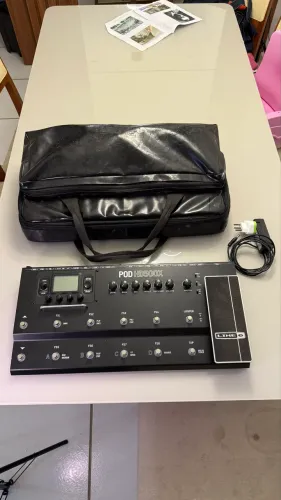 Pod 500x HD line 6 com fonte e bag