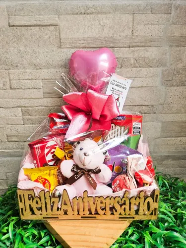 Cesta de chocolate 