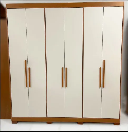 Guarda Roupa Casal 6 Portas Herval 2 metros - oferta Black Friday 