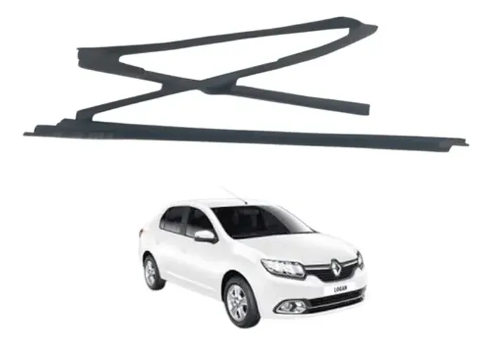Kit Borracha Vedação Dianteira Direita Renault Logan 2017