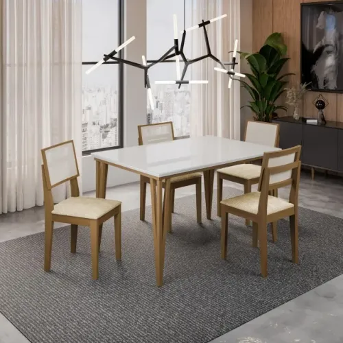 sala mesa de jantar 6 cadeiras