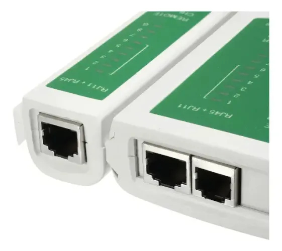 Testador Cabo Rede Rj45 Rj11 Teste Lan Profissional Portátil