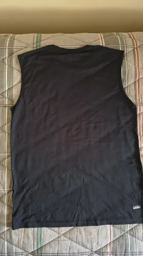 Camiseta Regata Mizuno Running Preta Tamanho G