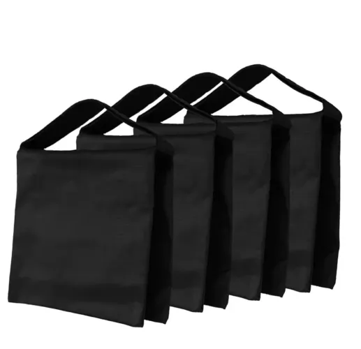 Kit com 4 Saco de peso para tripés de estúdio, iluminação e fotografia 