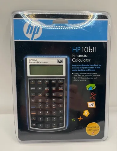 Calculadora Financeira 10bII 12-Digit LCD Hewlett Packard