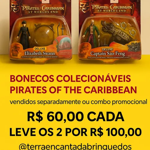 Bonecos Colecionáveis Pirates of the Caribbean
