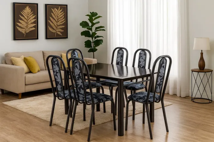 Super oferta de mesa 6 cadeiras para sua casa ! 