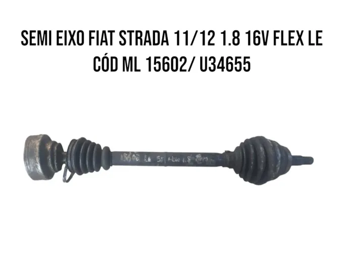 Semi Eixo Fiat Strada 11/12 1.8 16v Flex LE