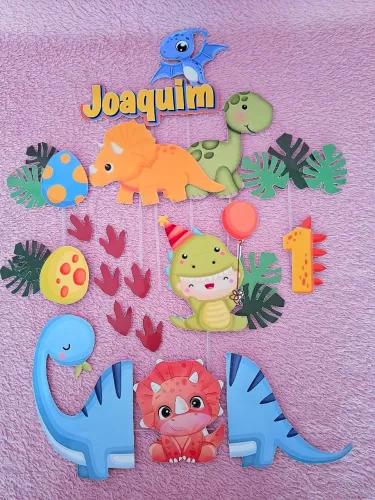 Caixinhas Dino Baby pra festa de aniversário